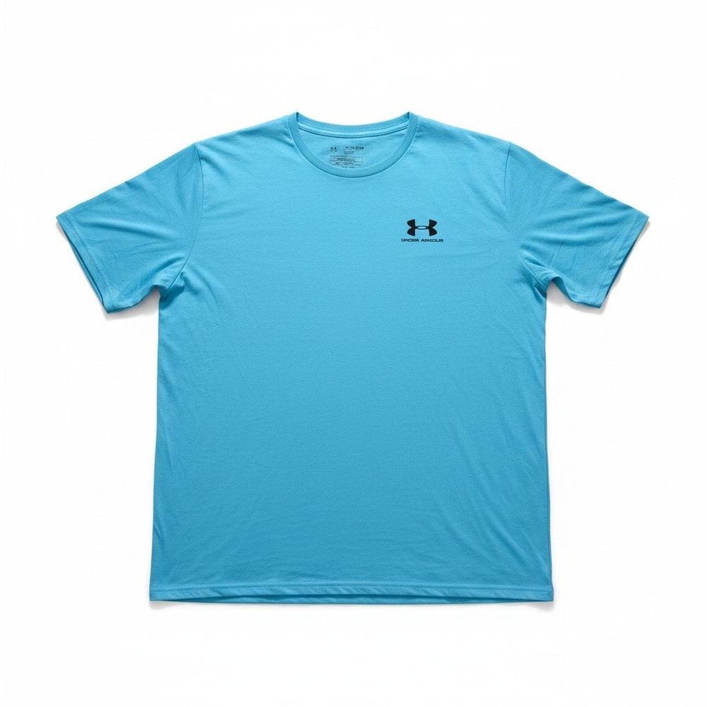 Under Armour XXL Blue Sportstyle LC SS T-Shirt Mens Athleisure Casual NEW